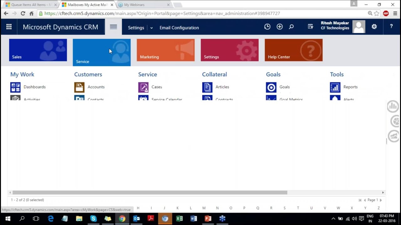 QuickStart Introduction and Service Management - YouTube