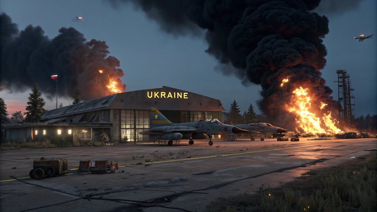🔥TOTAL SHOCK! Россия стёрла украинскую авиабазу — истребители и взлётные полосы уничтожены⚡