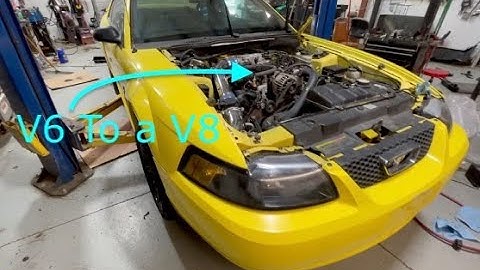 2001 mustang 3.8L V6 swap to a 4.6L V8 and saved