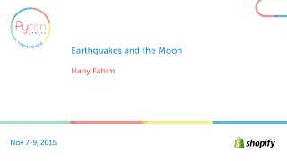 Earthquakes and the Moon (Hany Fahim)