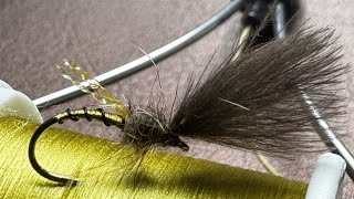 Tying a Yellow Owl Dry Fly Variation - This Fly Catches a LOT of Fish #flyfishing #flytying #fishing