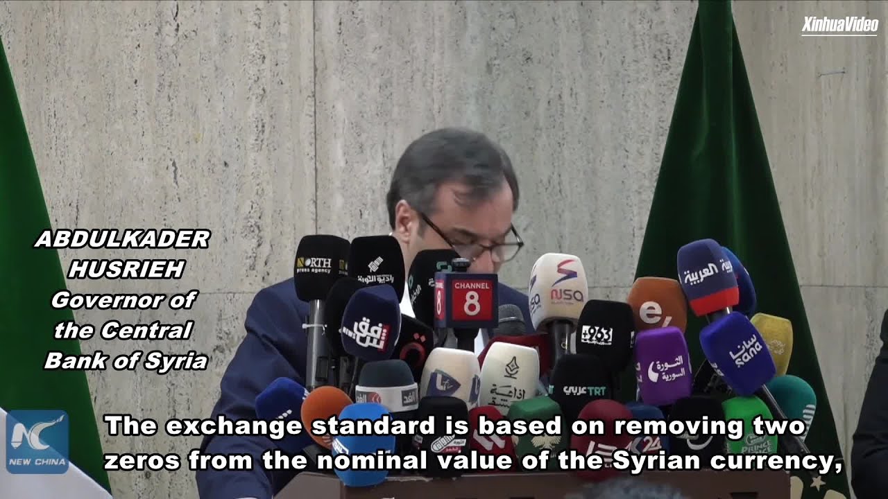 Syria unveils currency reform plan, cutting 2 zeros from pound