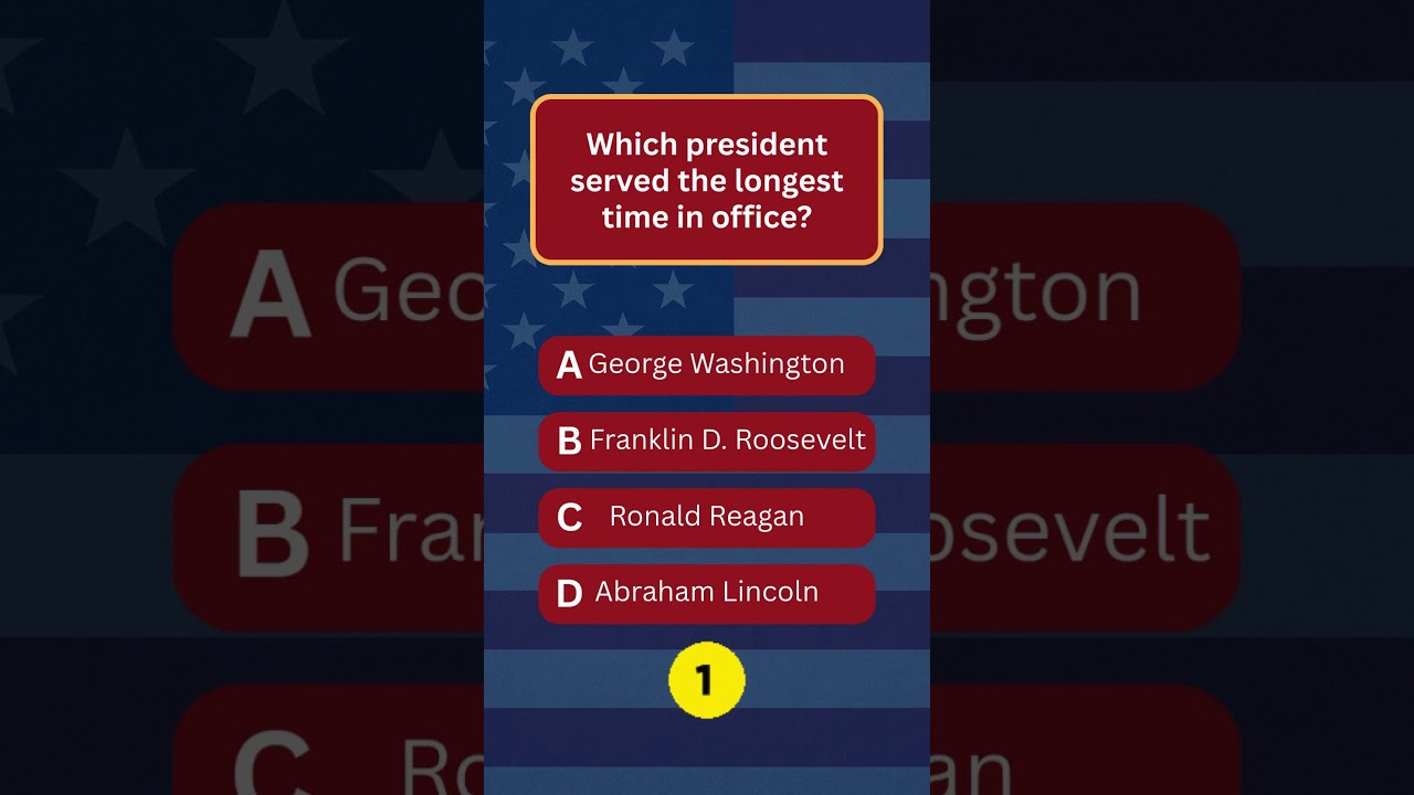 U.S. Presidents Quiz | Fun American History Trivia