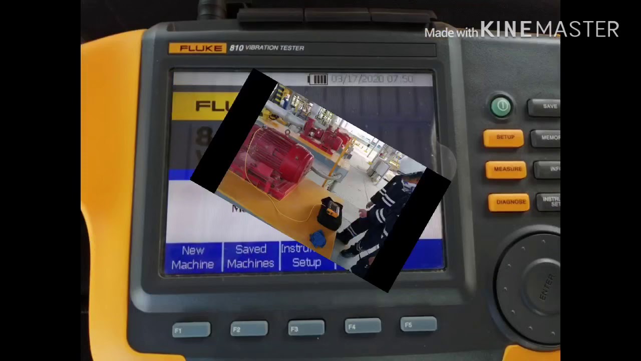 Fluke 810 Vibration Tester, Booster Pumps, Saudi Arabia, Saudi Aramco.