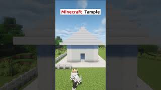 Minecraft Temple Build Tutorial 🏛️ #shorts