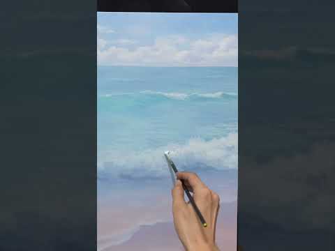 Seaside Landscape Painting Painting Acrylicpainting Homedecor Artwork Artistichomedecor 