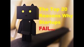 The top 20 reasons why startups fail