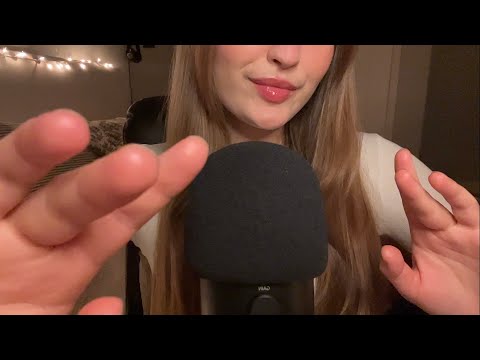 asmr⭐️hand sounds and finger flutters⭐️at 100% sensitivity pt.3💫