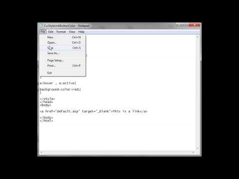 Css 35 - How to Style Link as Button using Css