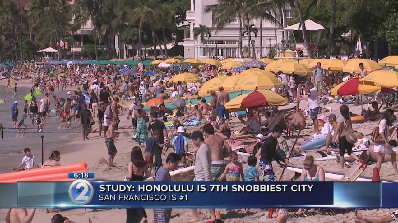 Honolulu is one of the snobbiest cities in America