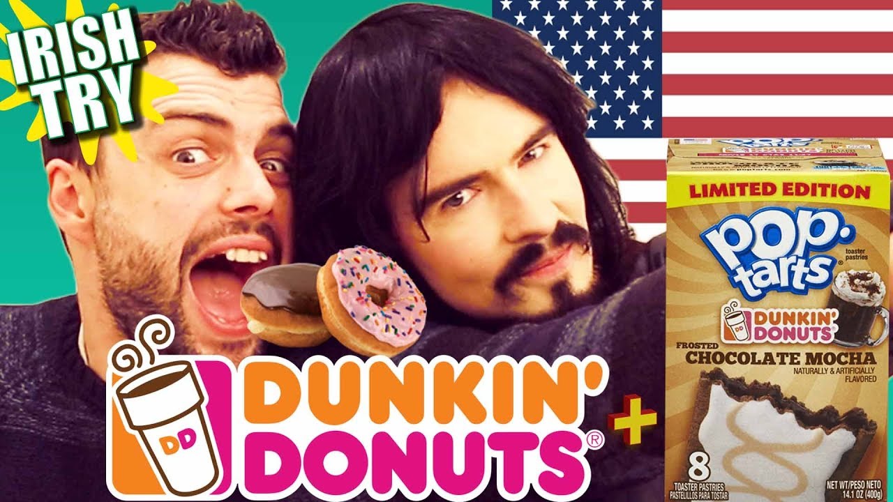Irish People Taste Test American DUNKIN' DONUTS POPTARTS!! YouTube