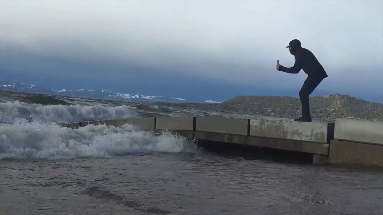 Winter Surfing Lake Tahoe YouTube