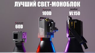 : Aputure amaran 60d     Aputure 100D  Godox VL150 |   