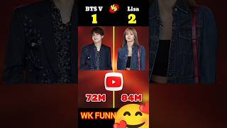 BTS V vs BLACKPINK LISA ? #vairal #trending #vs #compilation #BTS c #blackpink lisa #vs #?