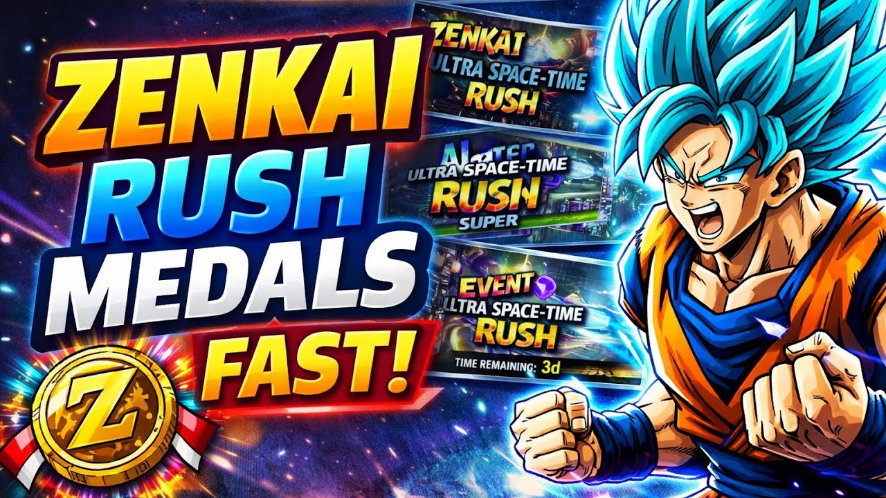 Как быстро получить медали Zenkai Rush! | Dragon Ball Legends