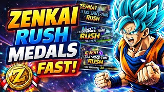 How to Get Zenkai Rush Medals FAST! | Dragon Ball Legends