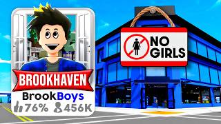 I CREATED A BROOKHAVEN only FOR BOYS