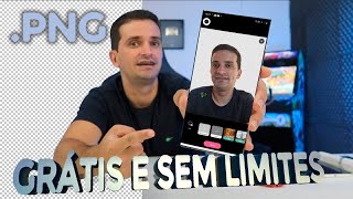 GRÁTIS e SEM LIMITES! Tire o FUNDO das FOTOS com UM CLIQUE! no CELULAR! PNG ou TROQUE o FUNDO!
