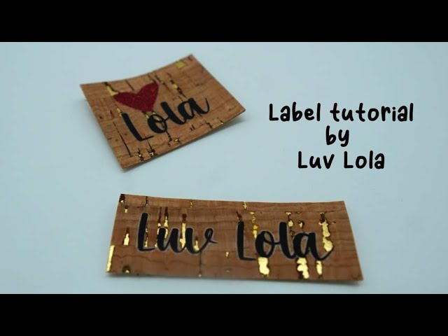 How To Make Your Own Name Tags And Name Plates! Perfect For Bags, Clothes,  Hats And Etc!! 