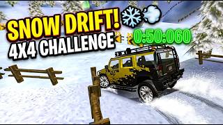 SNOW DRIFT CHALLENGE! ❄️ Off Road Jeep 4x4 Driving screenshot 3