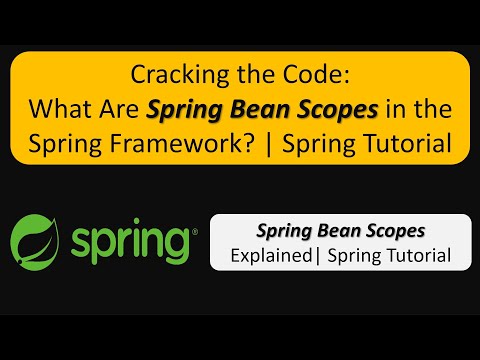 Cracking the Code: What Are Spring Bean Scopes in the Spring Framework? | Spring Tutorial