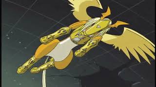 Digimon Season 2 ~ Nefertimon, Pegasusmon, Halsemon, Digmon, &amp; Raidramon De Digivolve