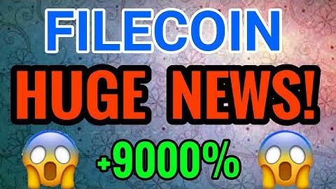 Filecoin +9000% || Filecoin Price Prediction! File Today Update