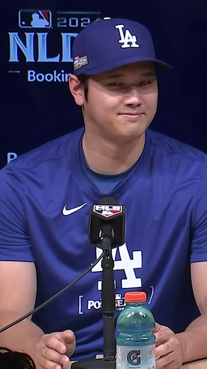 You think Shohei Ohtani is nervous for the #Postseason? 😂