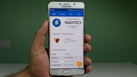 How to Root Samsung Galaxy A7 (2016) v5.1.1 Lollipop  - Complete Guide
