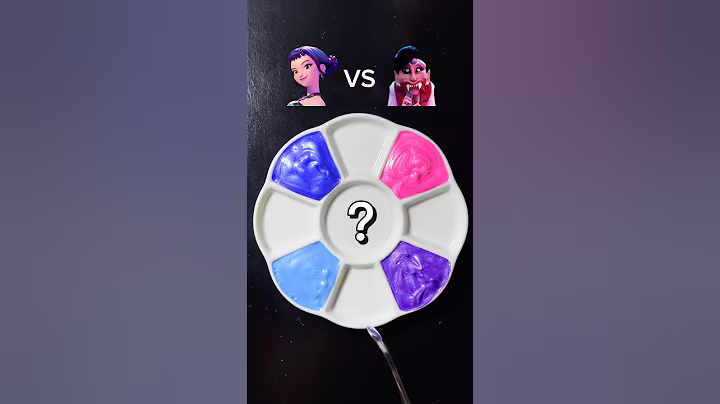 Kpop demon hunters color mixing （Part24) #kpopdemonhunters #colormixing
