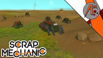 Walking Spider Mother | Scrap Mechanic Ep17