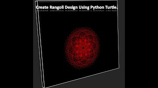 Create Rangoli Design Using Python Turtle