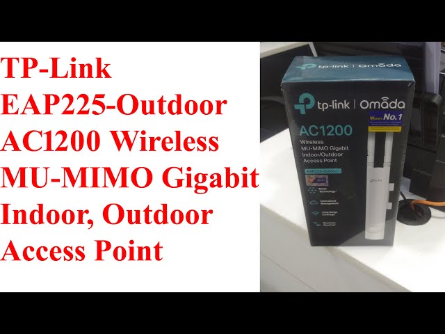TP-Link EAP225-Outdoor AC1200 Wireless MU-MIMO Gigabit Indoor, Outdoor Access Point
