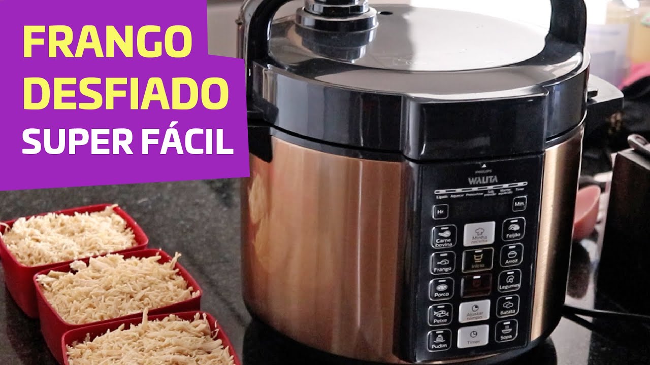 Frango desfiado na panela de pressão PHILIPS WALITA VIVA