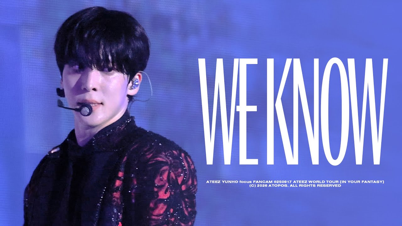 ☆ATEEZ ユノ 12点set☆ 250817 WE KNOW ATEEZ WORLD TOUR [IN YOUR FANTASY] 윤호 직캠 YUNHO
