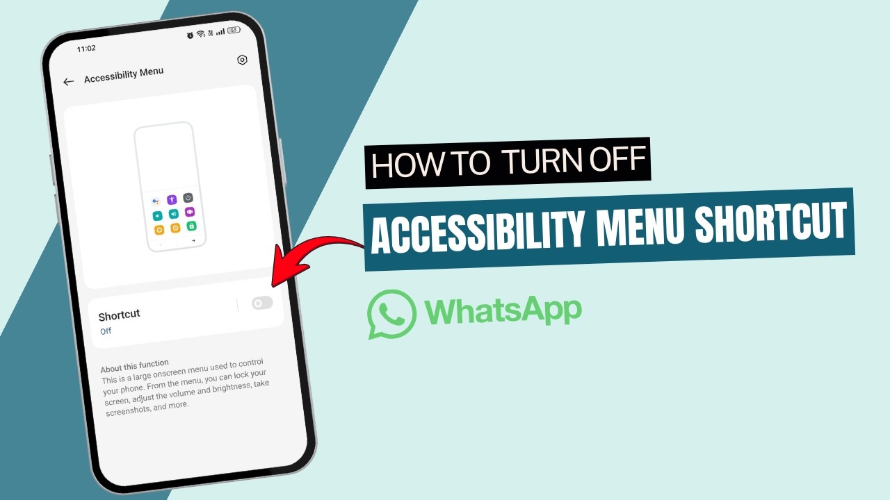 How to turn OFF accessibility menu shortcut on Android (2026) - YouTube