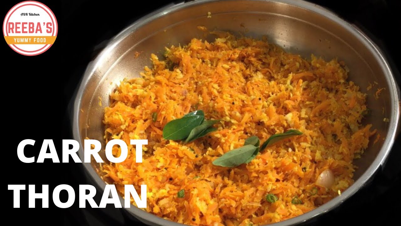 Carrot Thoran Carrot thoran kerala Style Carrot Recipe YouTube