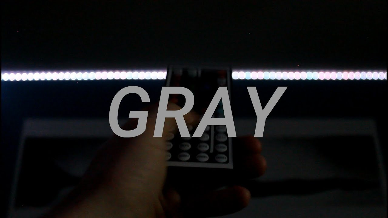 How to make GRAY on LED Light Strips! (Custom DIY Light Strip Colors #28) - YouTube