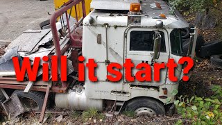 WILL IT START? 1994 Peterbilt 362 sitting untouched for 16 years...