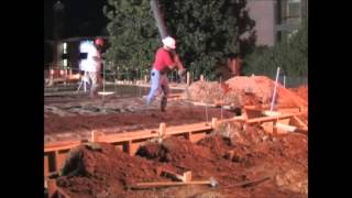 Pumping/ Pouring the Gorrie Center; By: Jim Anthony