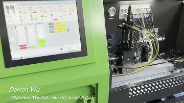 Common rail test bench Delphi E3 unit injector 21458369 test EUI EUP old cambox