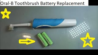 OralB Electric toothbrush battery replacement