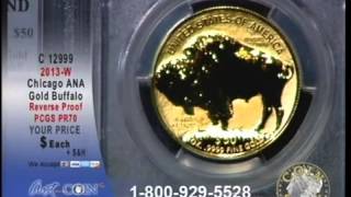 2013 PCGS PR70 Reverse Proof Gold Buffalo Chicago ANA release on Art and Coin TV