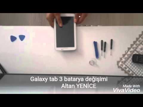 Galaxy Tab 3 Batarya Değişimi