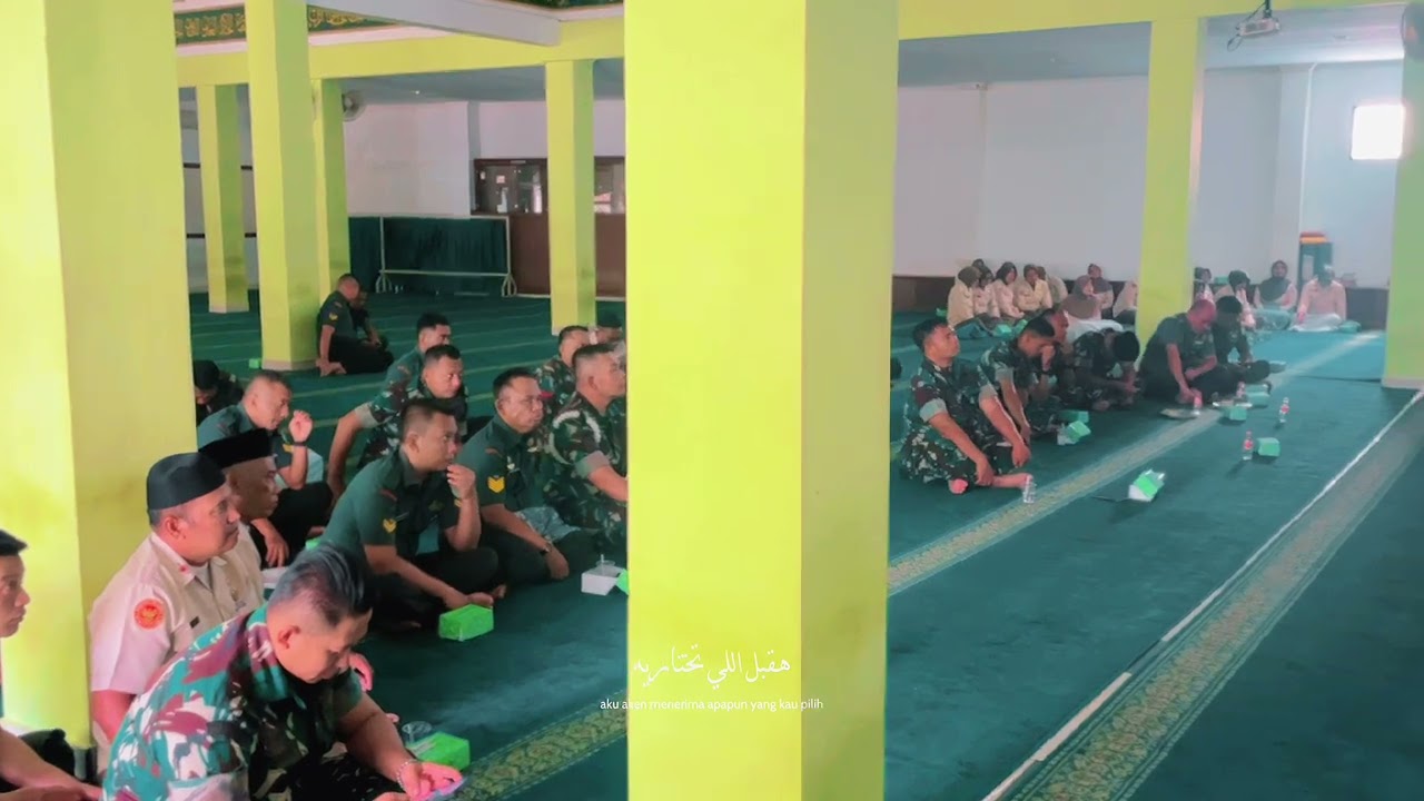 Giat Ceramah Bintaljahra Dam III/Siliwangi Di Masjid Al-Fatihah Mako Rindam III/Siliwangi