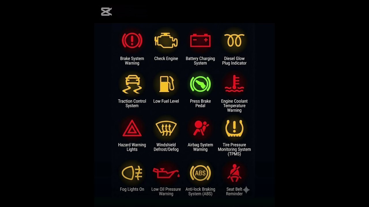 ကားမှာပါတဲ့ သတိပေးသင်္ကေတ အချက်ပြမီးလေးတွေအကြောင်း သိသလောက်ရှင်းပြပေးထားတာပါ…