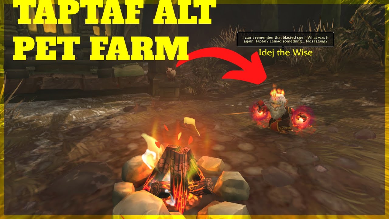 WoW: Make Millions Taptaf Hidden Pet - ALT Farm - Gold Farm Shadowlands ...