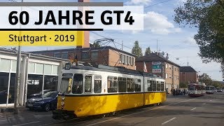 60 Jahre GT4: Fahrzeugkorso am Straßenbahnmuseum | Straßenbahn Stuttgart | 2019