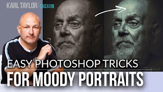 Easy Photoshop Tricks For Moody Portrait Photography