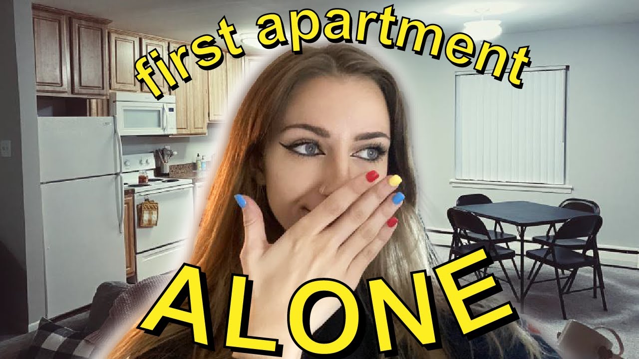 MOVING INTO MY FIRST APARTMENT ALONE AT 21 YEARS OLD YouTube